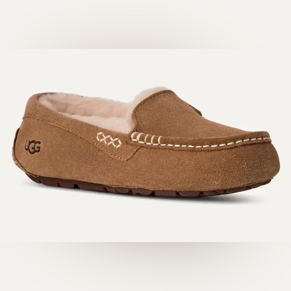 UGG New size‎ 7 Aston Women’s Chocolate Brown Loafers/slippers - Picture 9 of 9